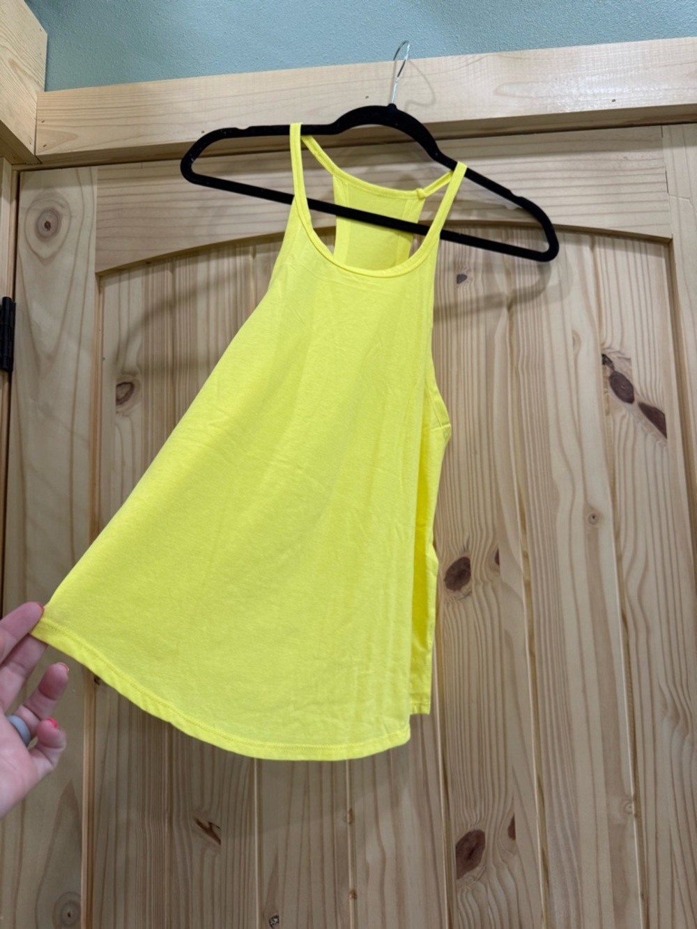 Yellow Racerback Tank Top - Picture 2 of 6